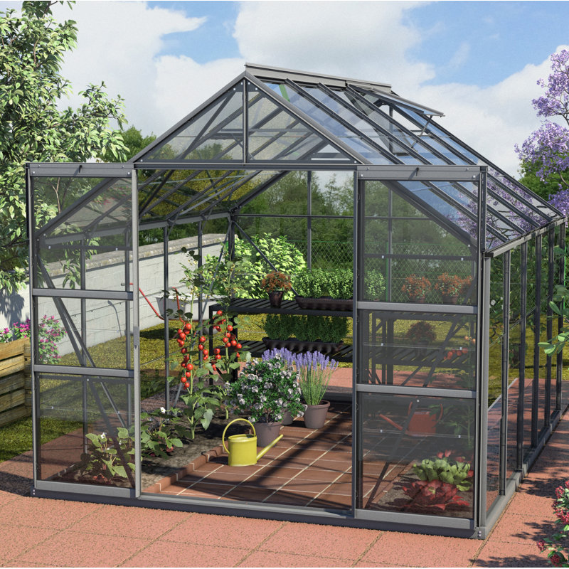 Garten Living 257 cm x 321 cm Gewächshaus Haven | Wayfair.de